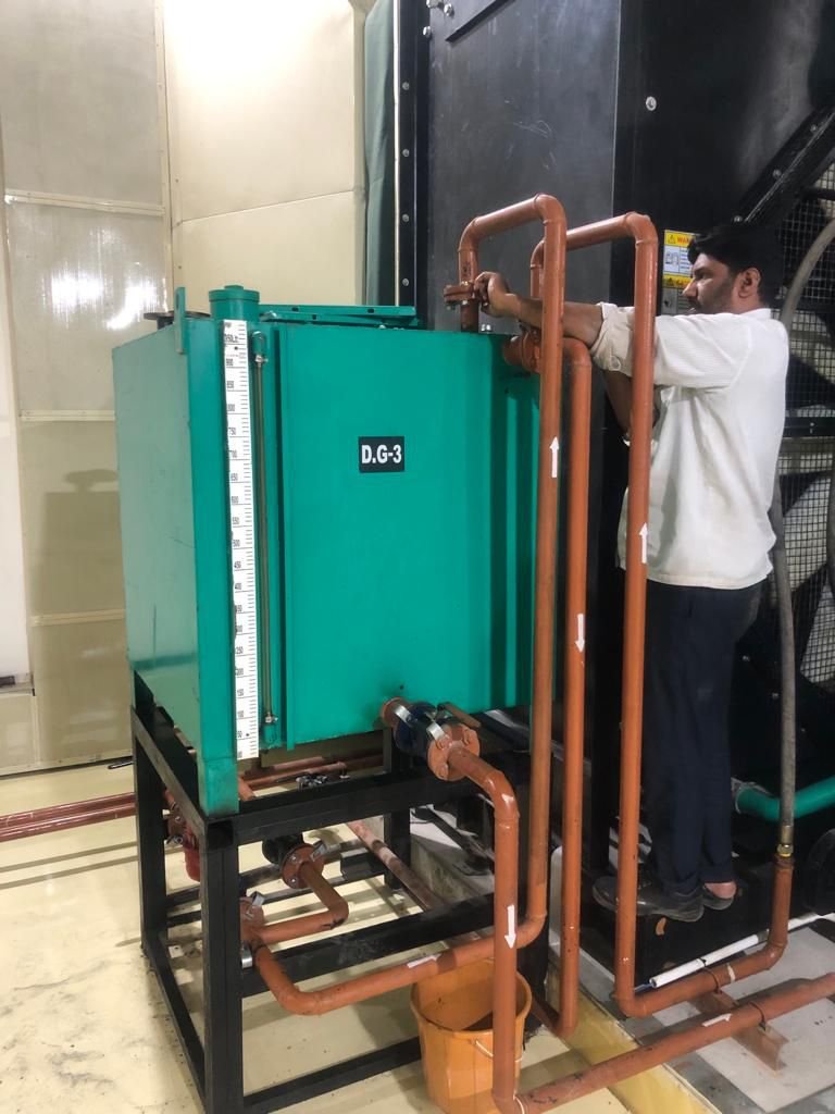 Fabricated tank and structural work completed by VSS Enterprises at a project site